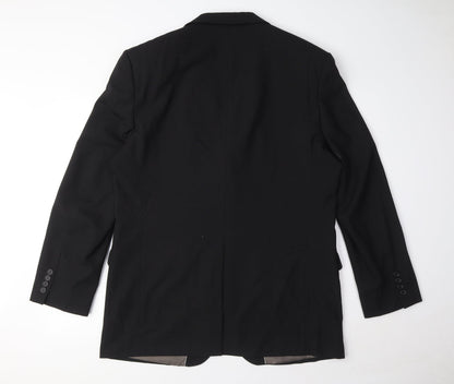 Mens UK Size M Marks and Spencer Regular Black Suit Jacket