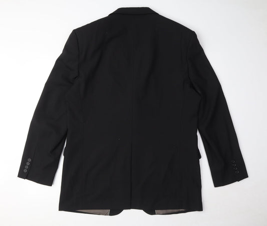Mens UK Size M Marks and Spencer Regular Black Suit Jacket