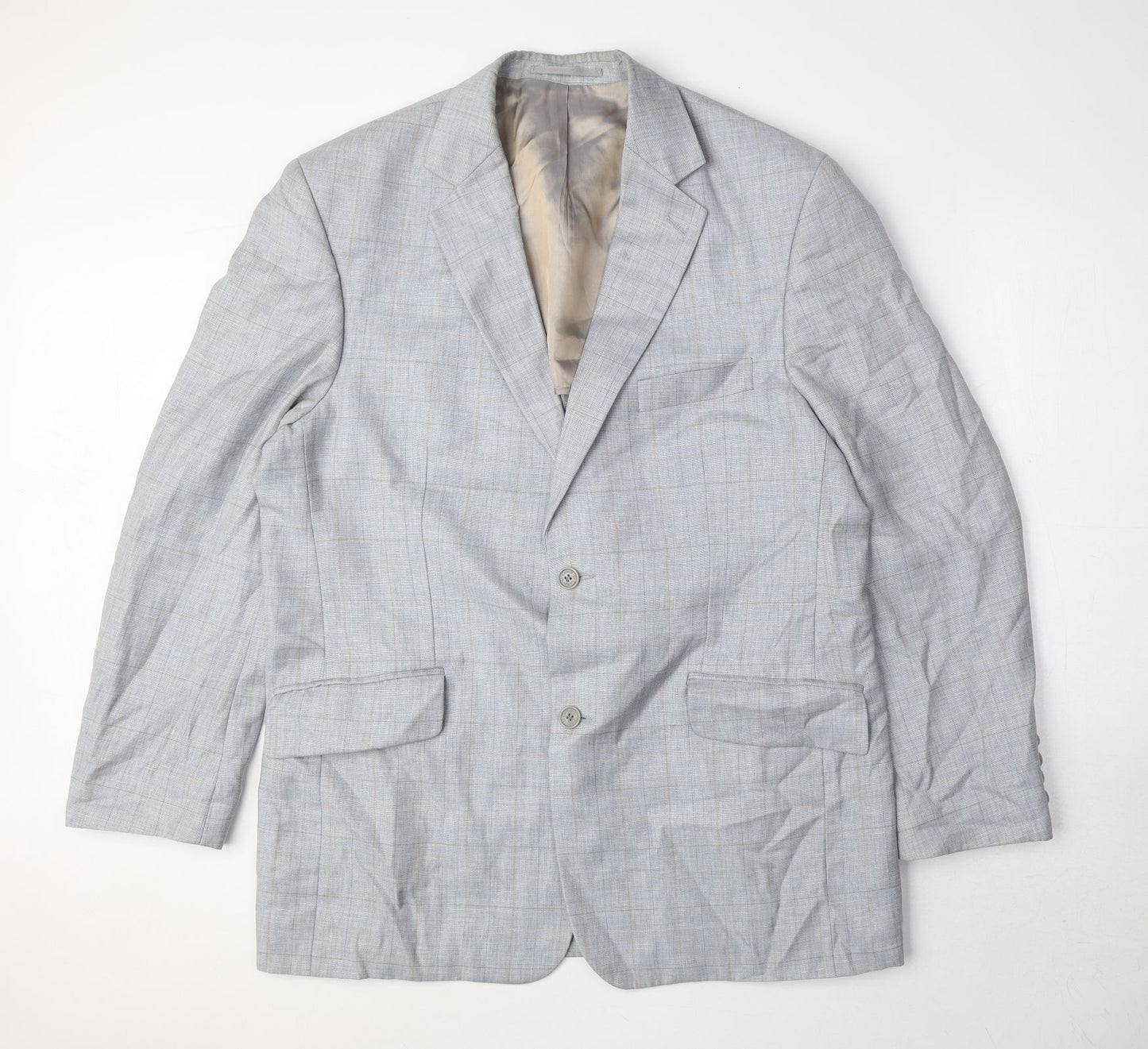 Mens UK Size 42 Di Caprio Regular Blue Suit Jacket