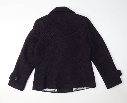 Womens UK Size 12 Per Una Purple Jacket