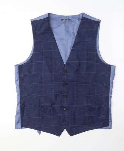 Mens UK Size 40 Marks and Spencer Regular Blue Suit Jacket