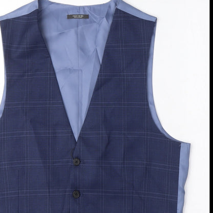 Mens UK Size 40 Marks and Spencer Regular Blue Suit Jacket