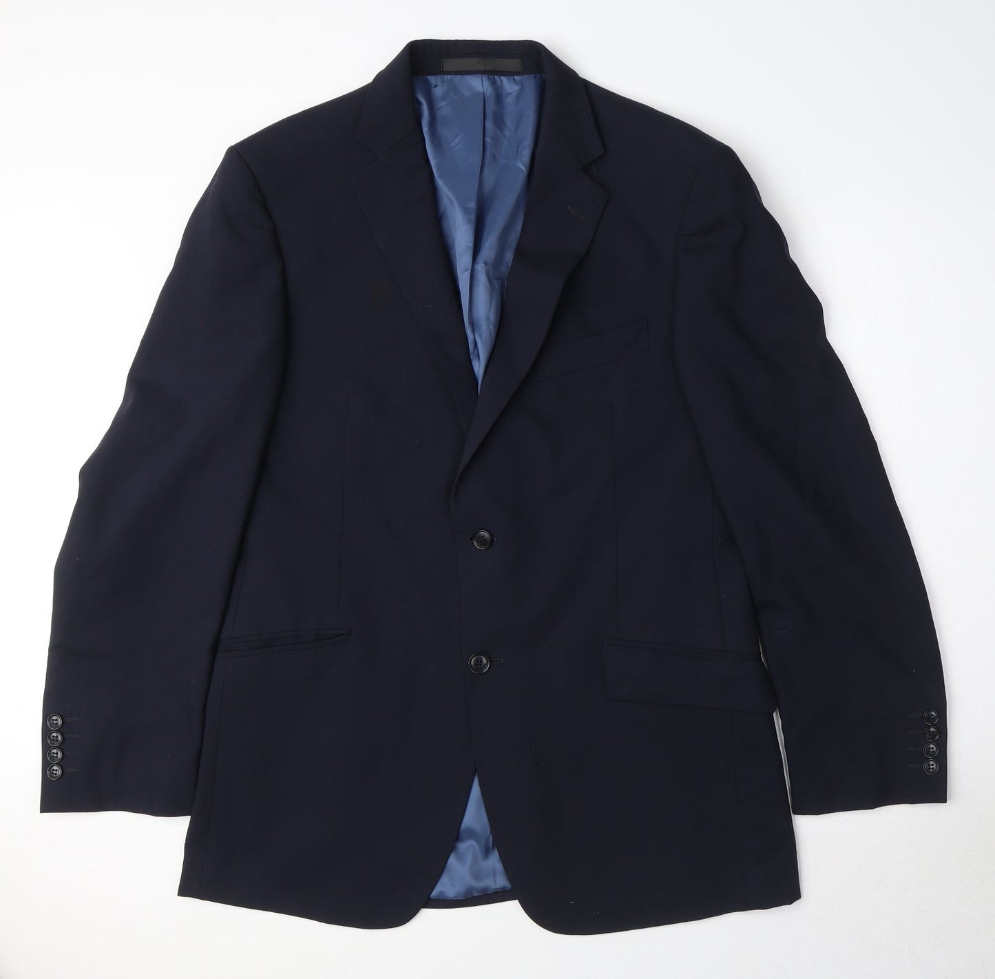 Mens UK Size M Marks and Spencer Regular Blue Suit Jacket