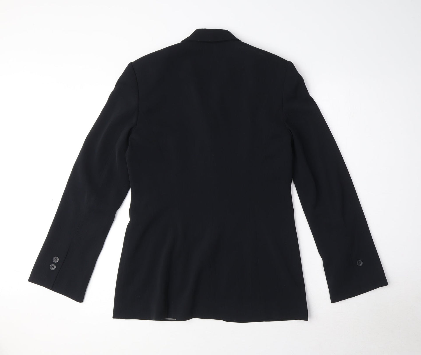 NEXT Womens Black Polyester Jacket Blazer Size 8