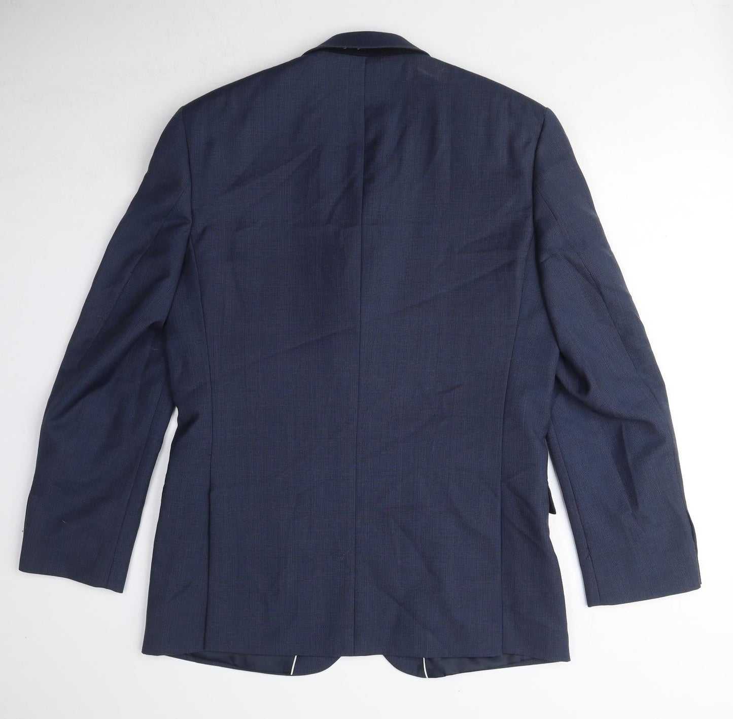 Mens UK Size 40 Racing Green Regular Blue Suit Jacket