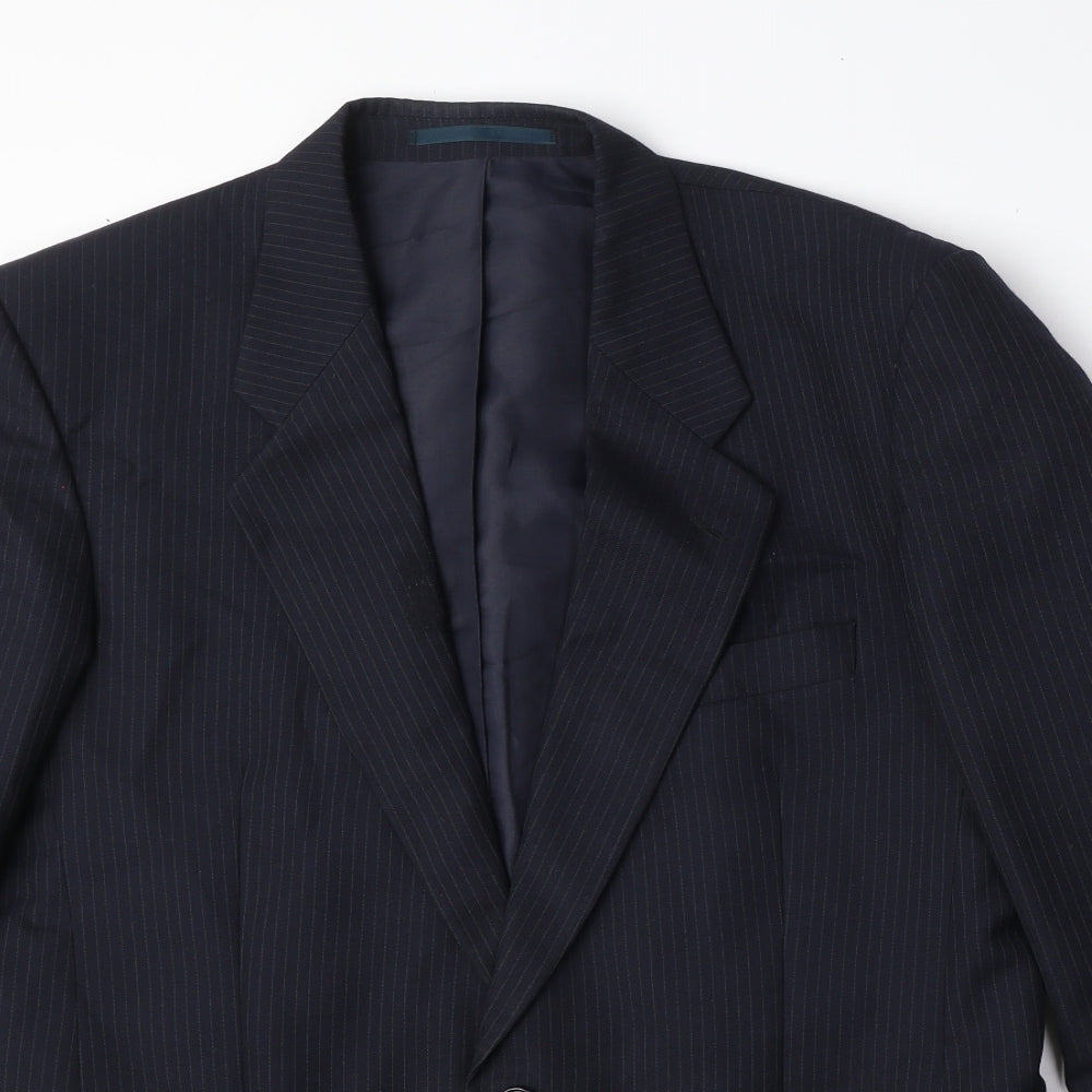 Mens UK Size 40 C&A Regular Blue Suit Jacket