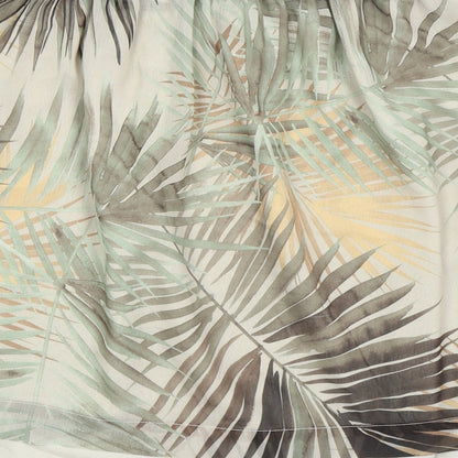 H&M Womens Green Geometric Polyester A-Line Skirt Size 8 - Leaf pattern