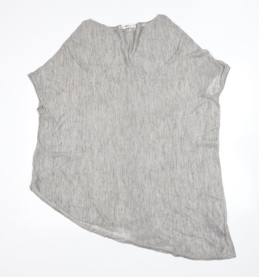 Womens UK Size S Zara Grey Pullover Jumper