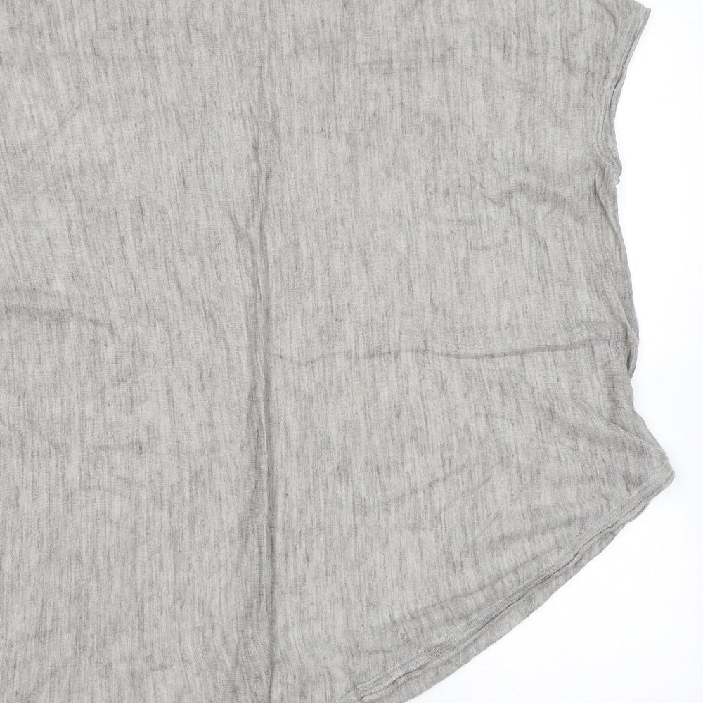 Womens UK Size S Zara Grey Pullover Jumper