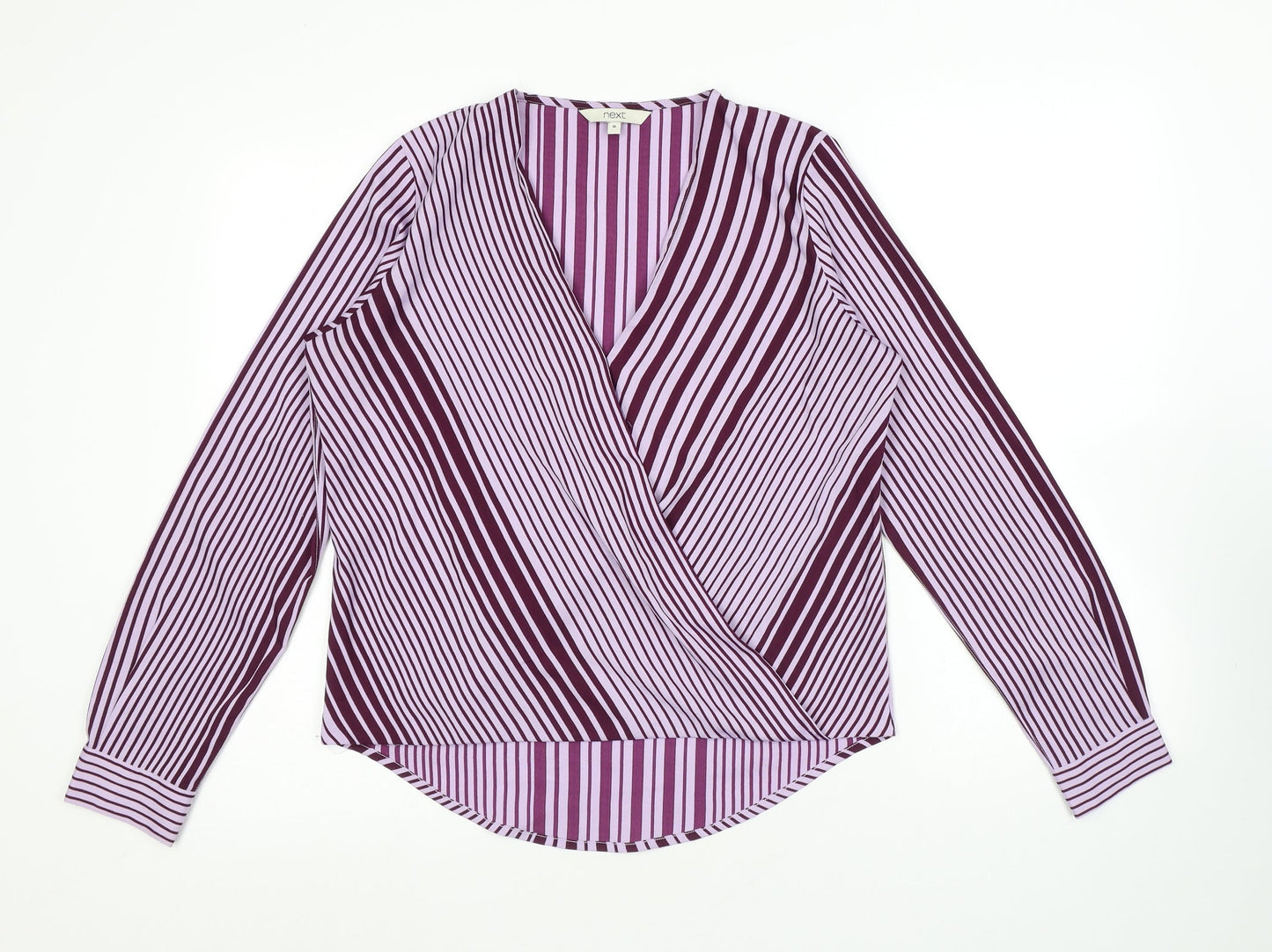 Womens UK Size 10 NEXT Purple Basic Blouse