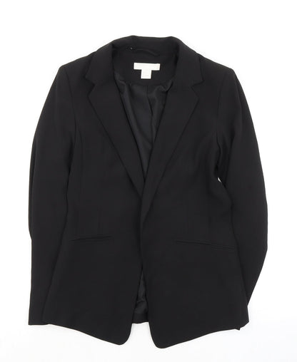 Womens UK Size 6 H&M Black Jacket