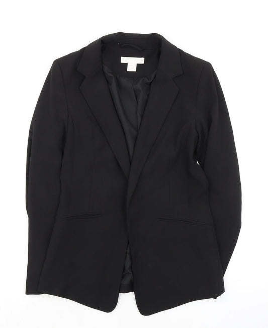 Womens UK Size 6 H&M Black Jacket
