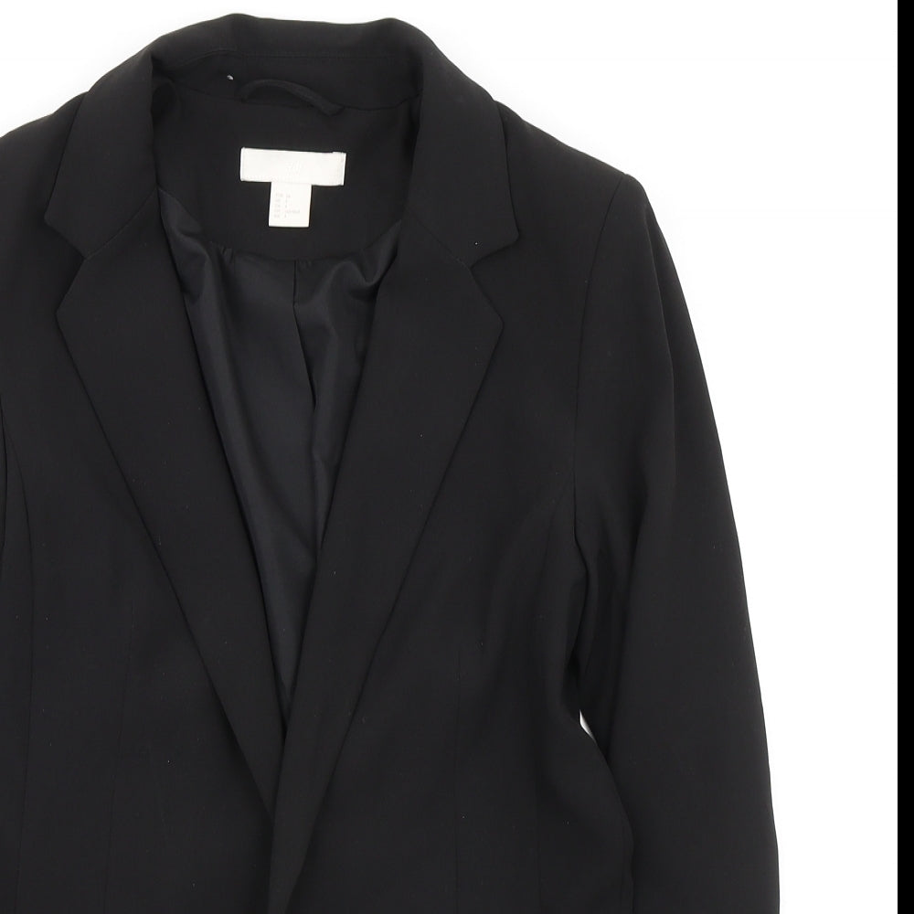 Womens UK Size 6 H&M Black Jacket