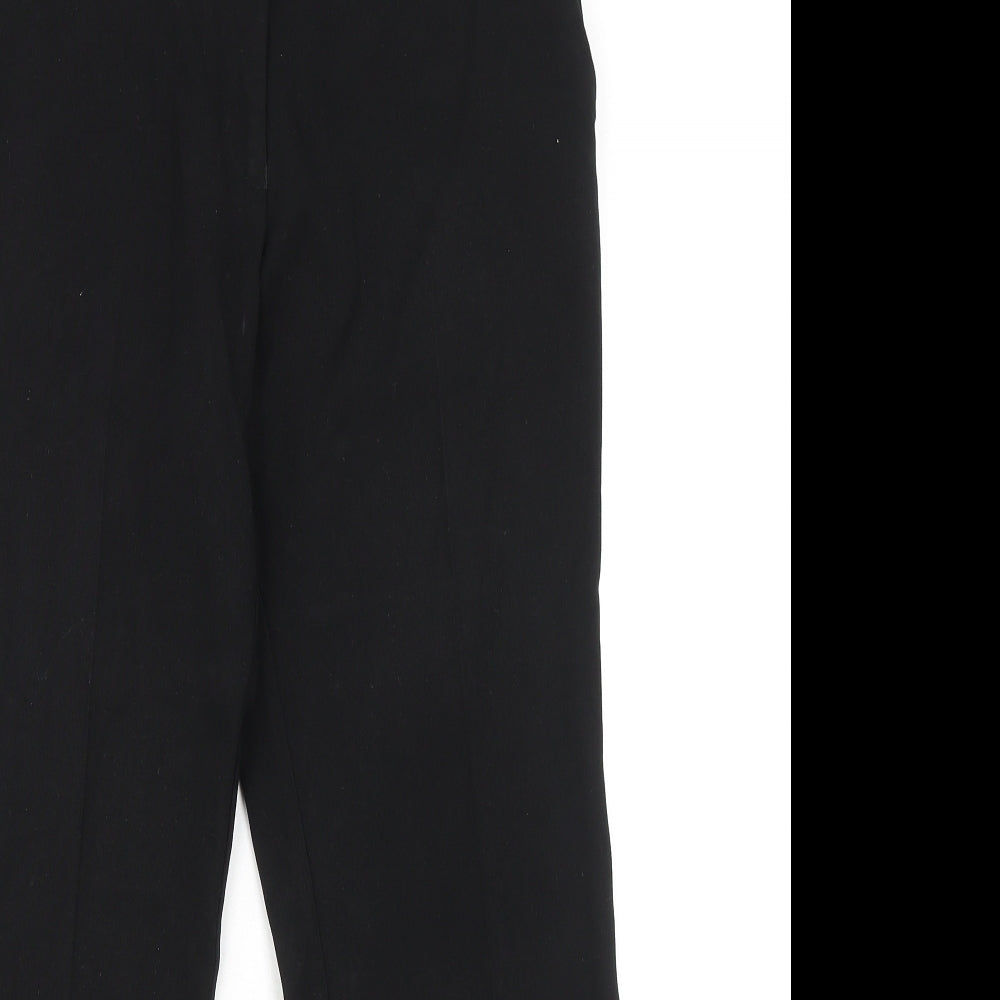 Womens UK Size 12 NEXT Regular Fit Dress Pants Black Trousers