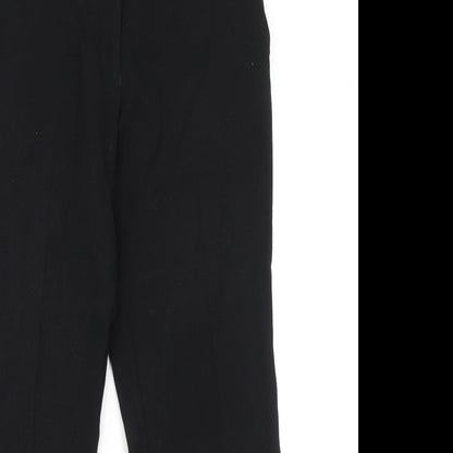 Womens UK Size 12 NEXT Regular Fit Dress Pants Black Trousers