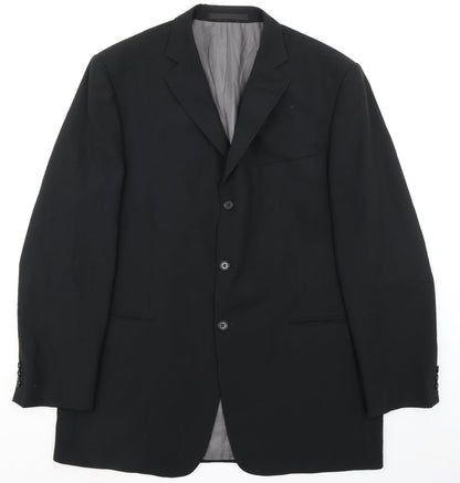Mens UK Size 44 Marks and Spencer Regular Black Suit Jacket
