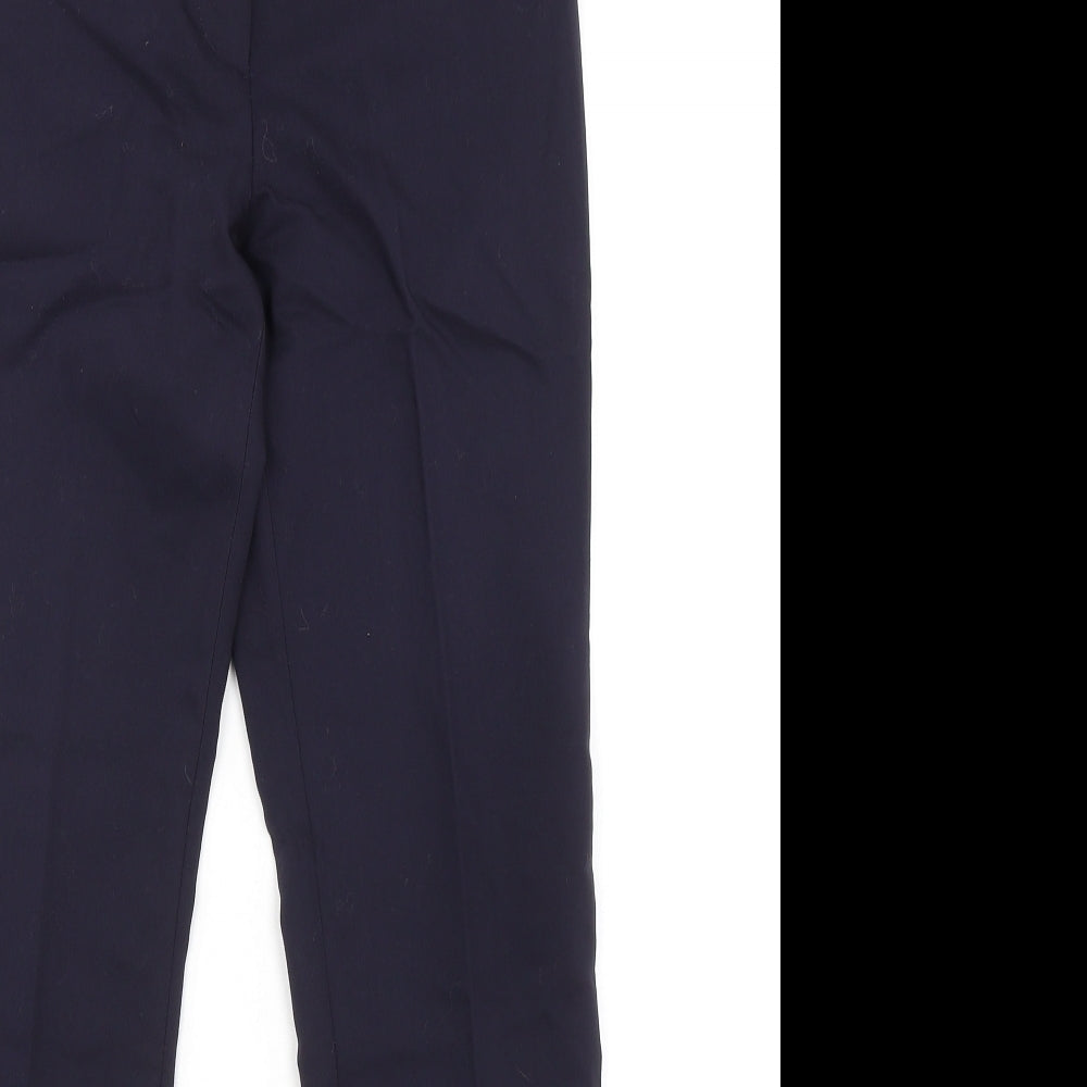 Womens UK Size 4 H&M Regular Fit Dress Pants Blue Trousers