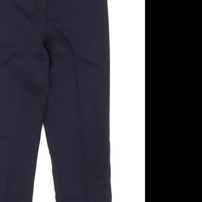 Womens UK Size 4 H&M Regular Fit Dress Pants Blue Trousers