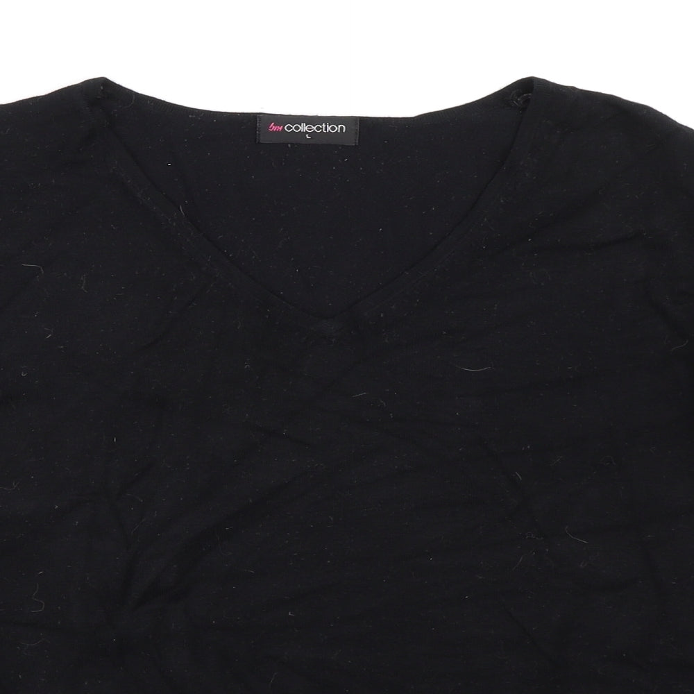 Womens UK Size L Collection Black Pullover Jumper