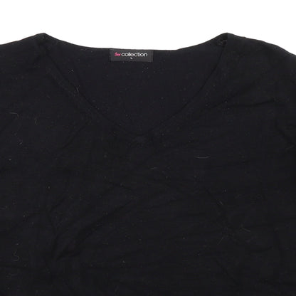 Womens UK Size L Collection Black Pullover Jumper
