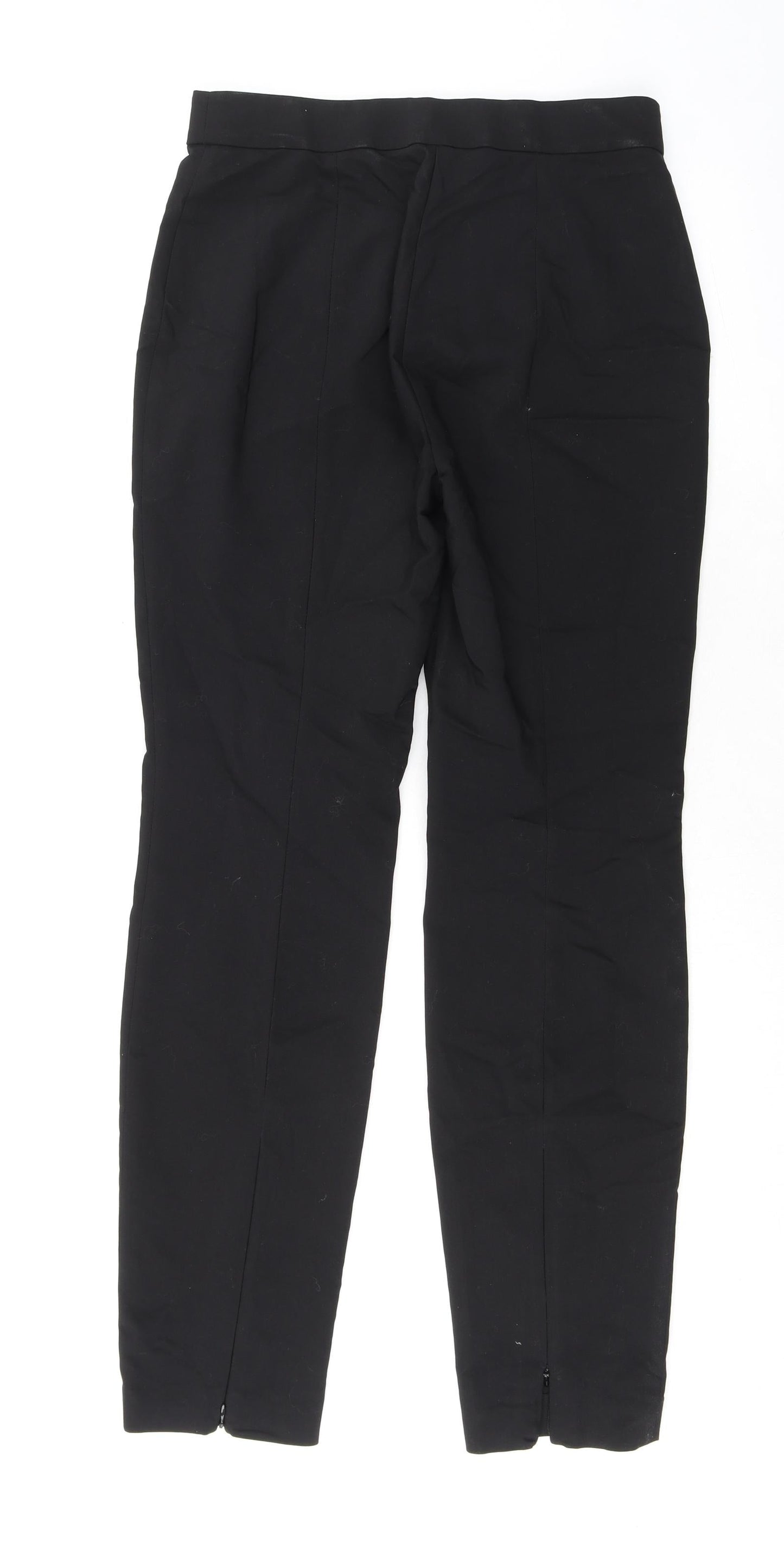 Womens UK Size 12 H&M Regular Fit Dress Pants Black Trousers
