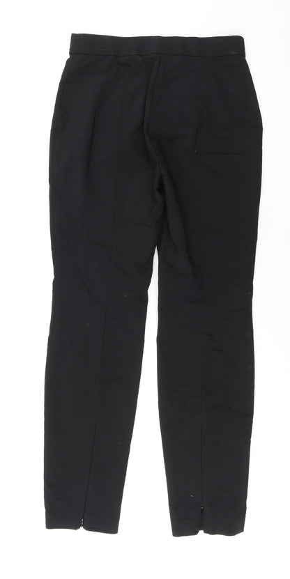 Womens UK Size 12 H&M Regular Fit Dress Pants Black Trousers