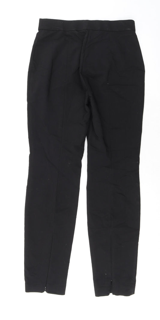 Womens UK Size 12 H&M Regular Fit Dress Pants Black Trousers