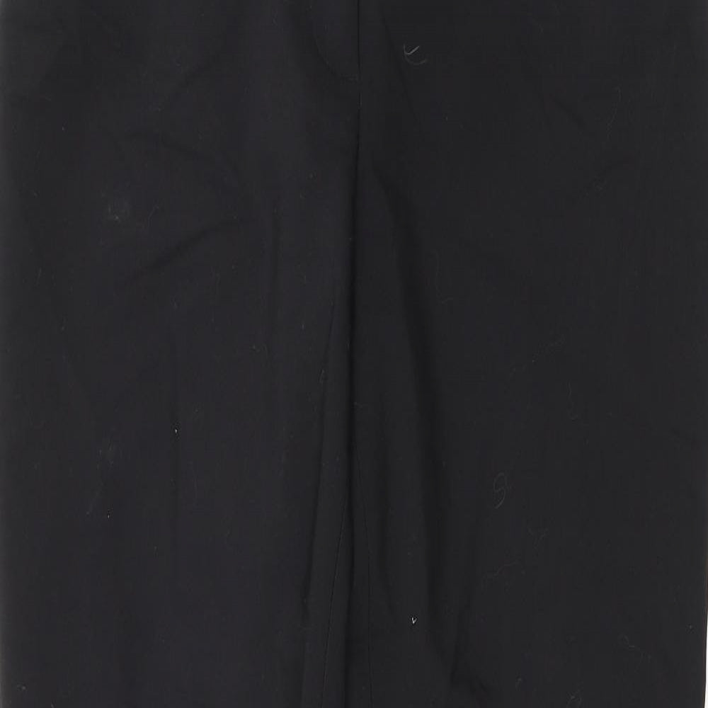 Womens UK Size 12 H&M Regular Fit Dress Pants Black Trousers