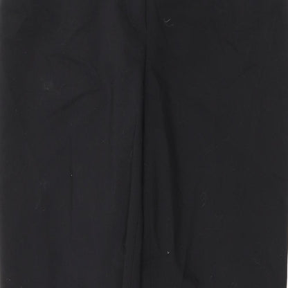 Womens UK Size 12 H&M Regular Fit Dress Pants Black Trousers