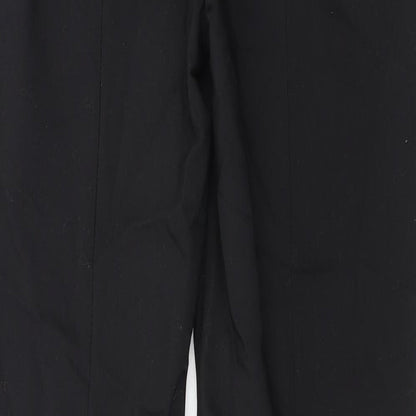 Womens UK Size 12 H&M Regular Fit Dress Pants Black Trousers