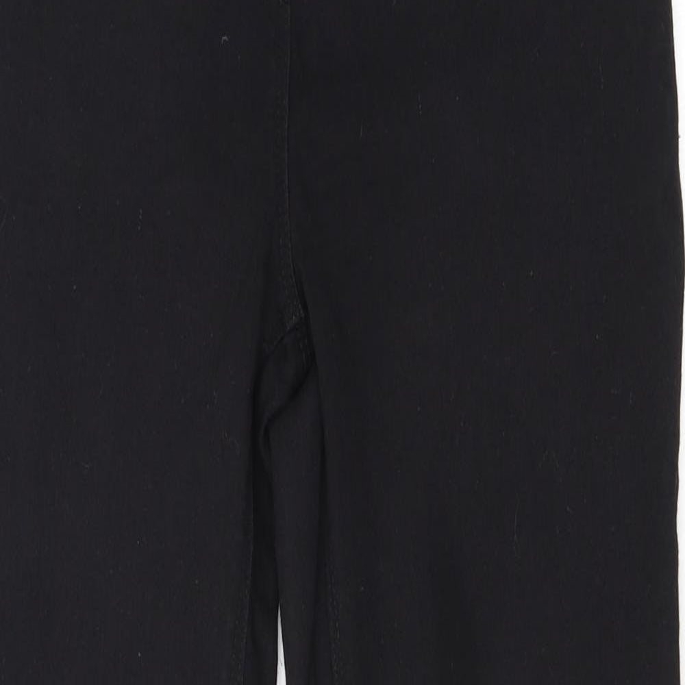 Debenhams Womens Black Cotton Jegging Jeans Size 10 L29 in Regular