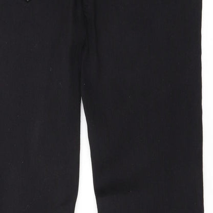 Debenhams Womens Black Cotton Jegging Jeans Size 10 L29 in Regular