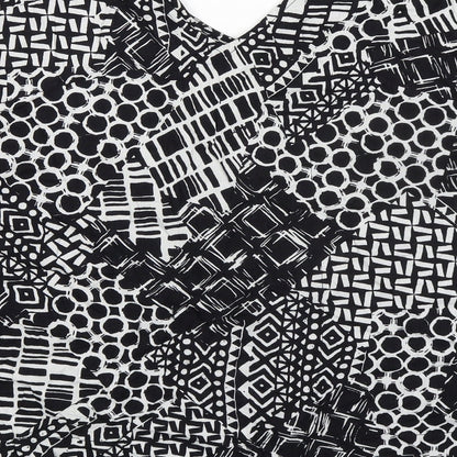 Womens UK Size 24 M&Co Black Basic Blouse