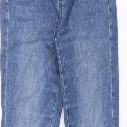 Womens UK Size 4 Marks and Spencer Regular Fit Skinny Blue Jeans