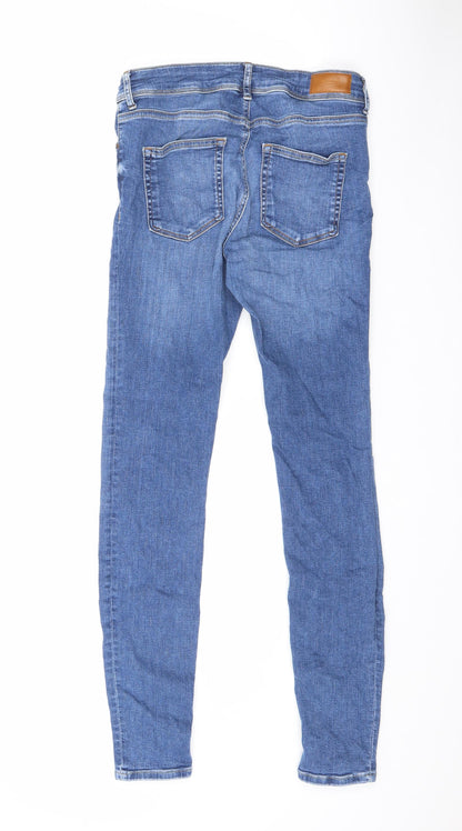 Womens UK Size 4 VERO MODA Regular Fit Skinny Blue Jeans