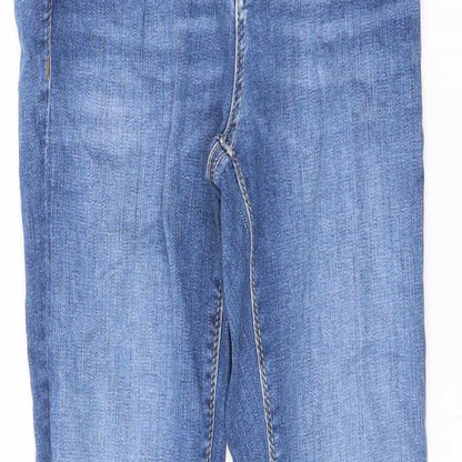 Womens UK Size 4 VERO MODA Regular Fit Skinny Blue Jeans