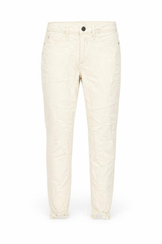 Womens UK Size 8 River Island Regular Fit Skinny Ivory Jeans
