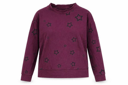 Womens UK Size 8 Marks and Spencer Purple Pullover Sweatshirt
