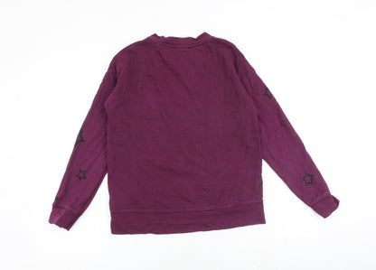Womens UK Size 8 Marks and Spencer Purple Pullover Sweatshirt