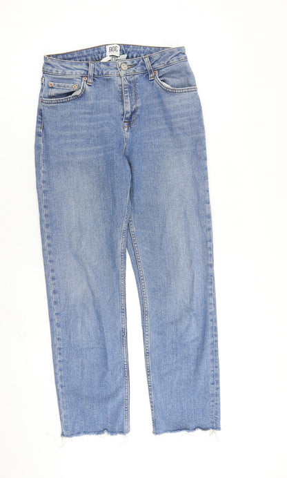 BDG Womens Blue Cotton Straight Jeans Size 28 in L32 in Regular Zip