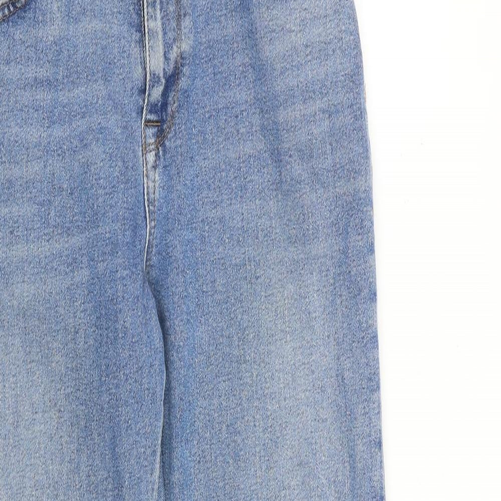 BDG Womens Blue Cotton Straight Jeans Size 28 in L32 in Regular Zip