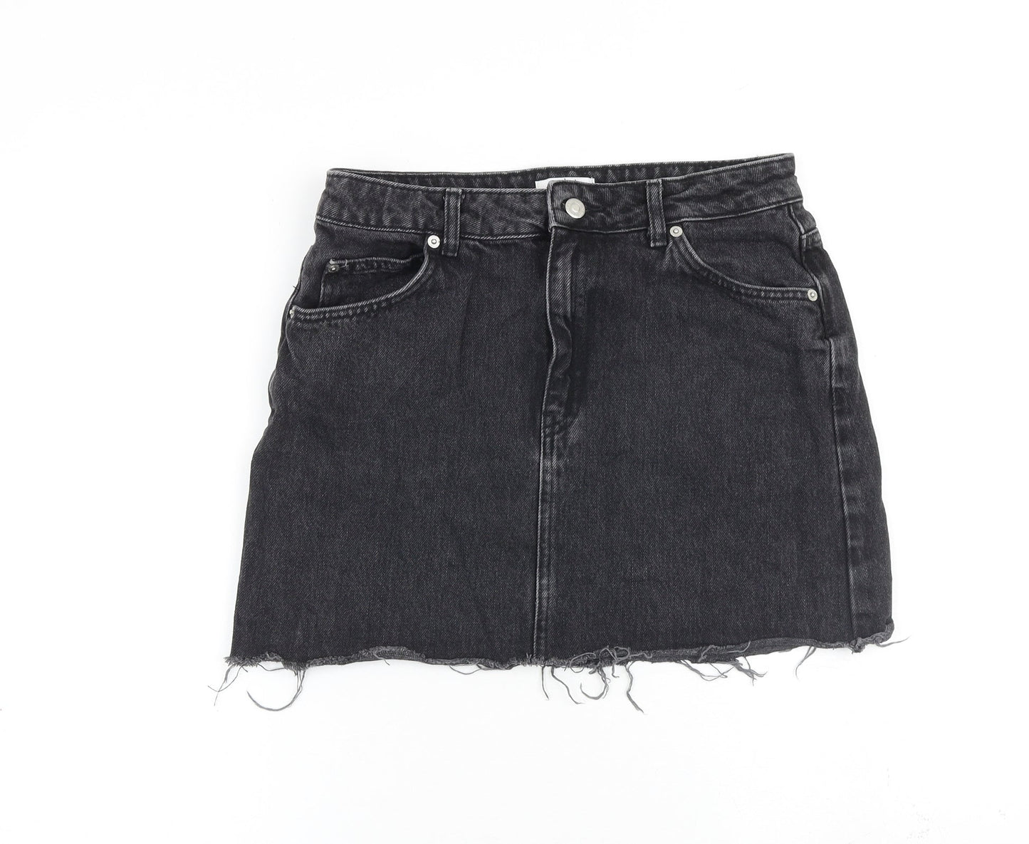 Womens UK Size 10 Topshop Mini Denim Skirt