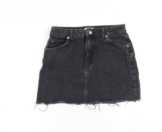 Womens UK Size 10 Topshop Mini Denim Skirt