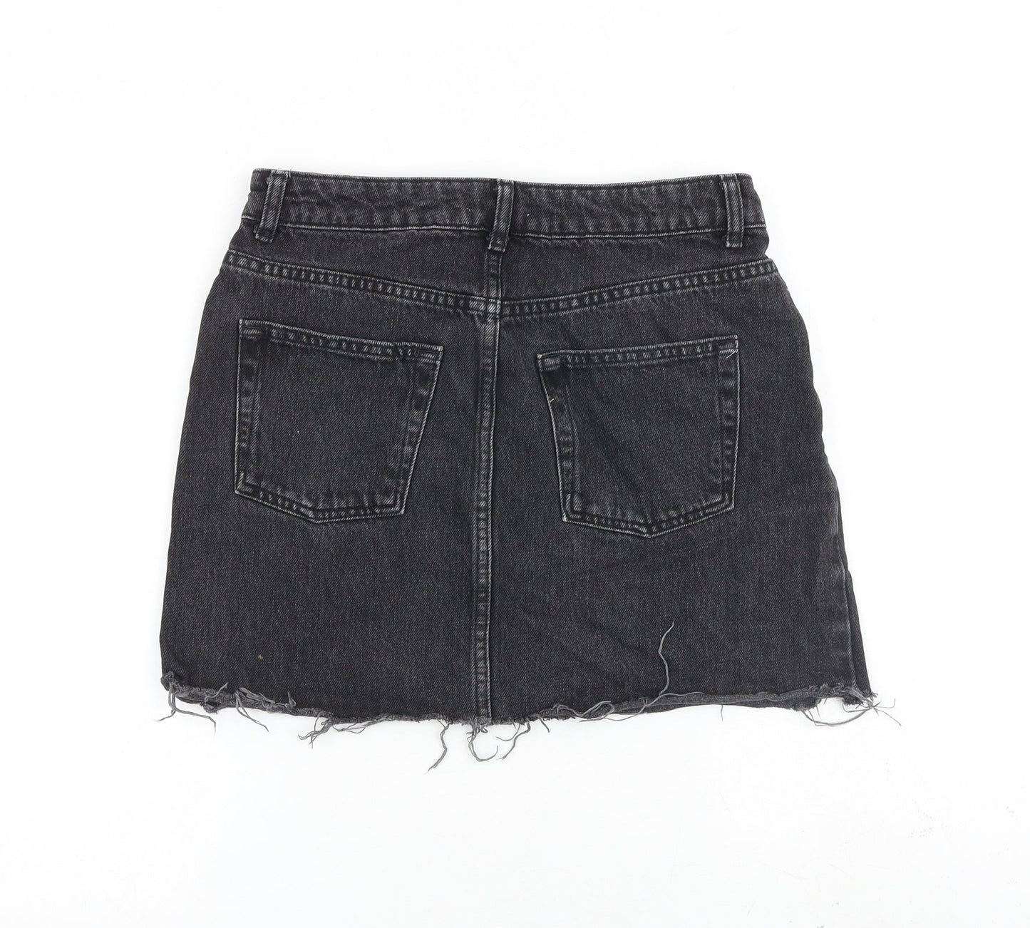 Womens UK Size 10 Topshop Mini Denim Skirt