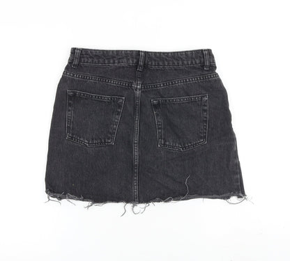 Womens UK Size 10 Topshop Mini Denim Skirt