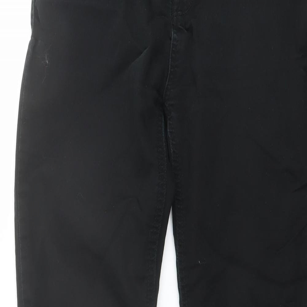 New Look Womens Black Cotton Skinny Jeans Size 10 L27 in Regular Zip