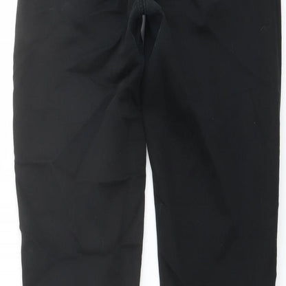 New Look Womens Black Cotton Skinny Jeans Size 10 L27 in Regular Zip