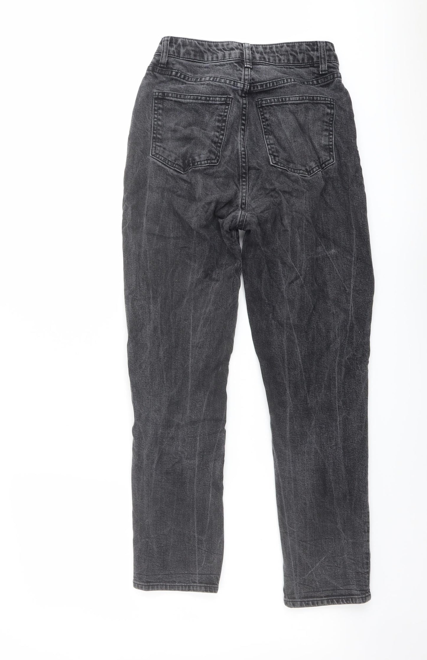 Womens UK Size 6 H&M Regular Fit Tapered Grey Jeans
