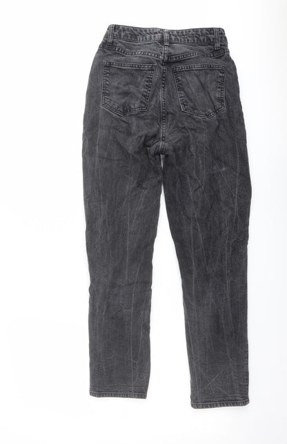Womens UK Size 6 H&M Regular Fit Tapered Grey Jeans