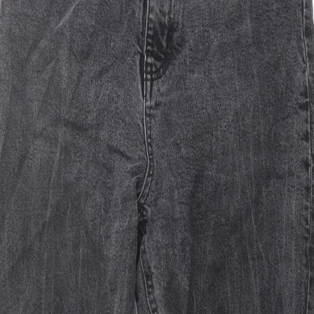 Womens UK Size 6 H&M Regular Fit Tapered Grey Jeans